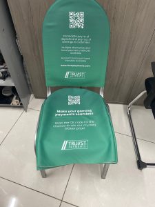 textile printing   chair covers