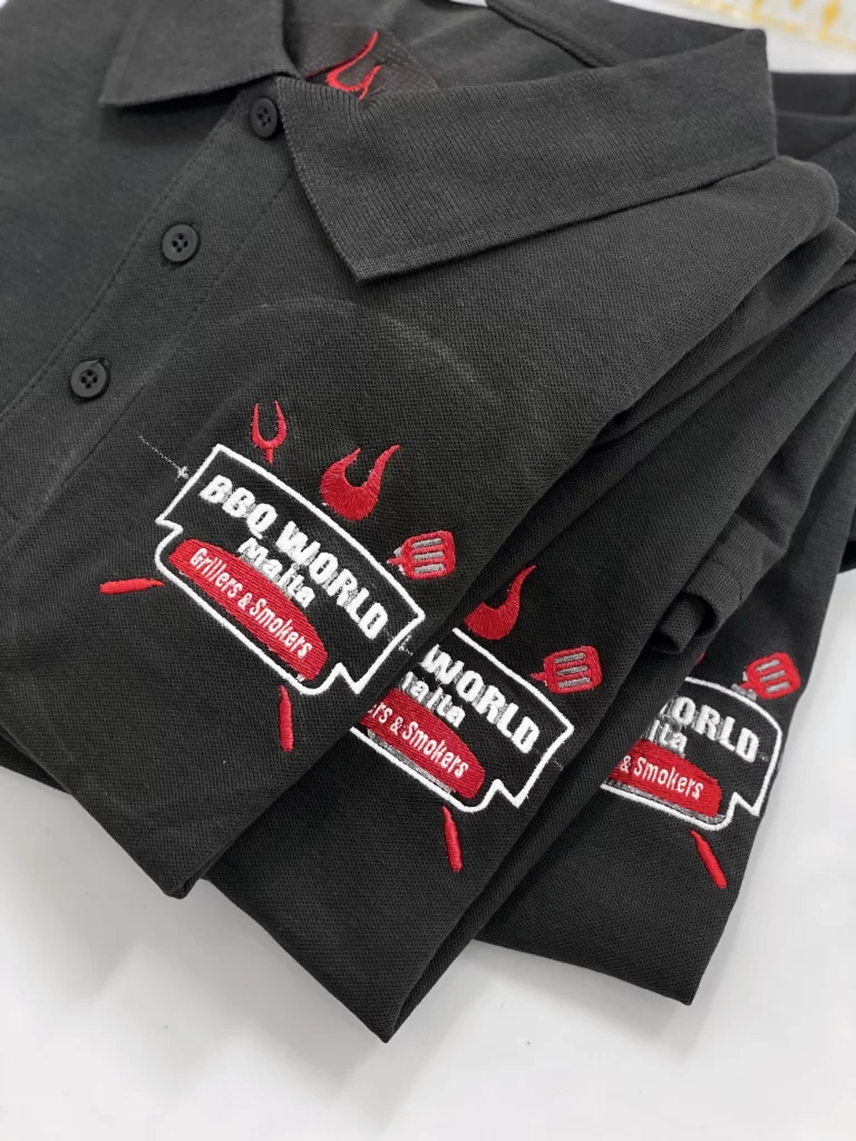 Direct Embroidery Logo Branding on Polos