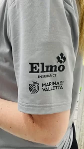 dtf printed polo logo branded sleeve 02