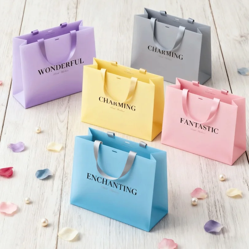 Gift bags with custom full-colour print Malta