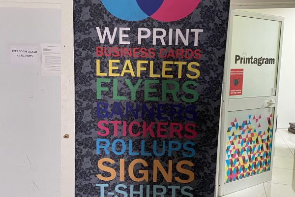 Custom rollup banner by Printagram — large format printing Malta